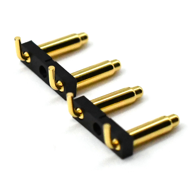 pogopin弹簧针连接器导电针弹性针 折弯顶针折弯式 充电宝弹针